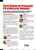 Easy Steps to Properly Fit A Bicycle Helmet (Brochure)